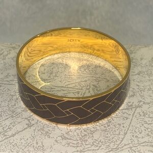 🌟 J. Crew Enamel and Gold Bangle Bracelet 🌟